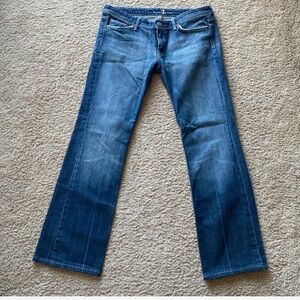 7 For All Mankind Dark Blue Flare Jeans size 32